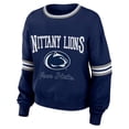 thumbnail image 2 of Women's WEAR by Erin Andrews Navy Penn State Nittany Lions Vintage Pullover Sweatshirt, 2 of 3