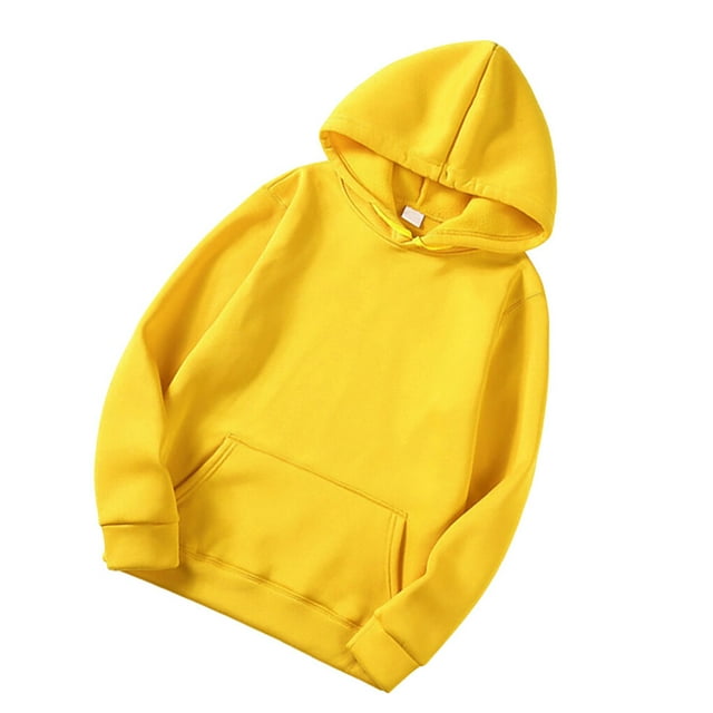 fastboy Sweat à Capuche Coton Unisexe Sweat à Capuche Absorbant le Réchauffement Pull à Capuche, Rouge, 3XL Jaune 3XL
