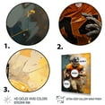 thumbnail image 3 of Designart "Fragmented Plays Yellow Football wall art" Sports Floater Framed Canvas Art Print, 3 of 7