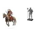 thumbnail image 1 of Letrero de escritorio Home Knight,Adorno de caballero acrílico 2D para estantería de manualidades,Figura de escritorio,Estatua de, 1 of 8