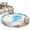 Multicolor, variant on Jellyfish Coastal Round Area Rug 3.3Ft Washable Circle Rugs for Dining Room Table, Summer Nautical Starfish Coral Ocean Non-Slip Carpet Floor Mats Indoor Outdoor Carpet Runner Aesthetic Home Decor