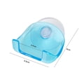 thumbnail image 2 of Estante de almacenamiento para baño con ventosa para afeitadora, colgador transparente (azul), 2 of 5