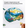 thumbnail image 3 of 7.9IN/20CM Acrylic Jigsaw Puzzle Suncatcher, Acrylic Puzzle Kit, DIY Acrylic Puzzle Decor for Home Decor, 3 of 9