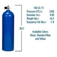thumbnail image 2 of Sherwood Scuba Group Catalina Aluminum Cylinders 3300 PSI (Yellow, 100 Cuft), 2 of 2
