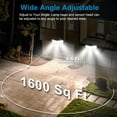 thumbnail image 3 of Luces Solares para Exterior AmeriTop Paquete de 2 con 3 Cabezas LED IP65, 3 of 7