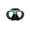 Caribbean Blue, variant on Riffe Nekton Mask (White)