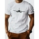 thumbnail image 1 of Camiseta de algodón puro Flight para hombre, ajuste cómodo, para adultos, hombres, mujeres, adolescentes, jóvenes y uso informal., 1 of 6
