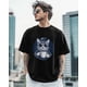 thumbnail image 3 of T-Shirts for Men, Cat Coffee Crew Neck Cotton T-Shirt Men's Short Sleeve, 3 of 8