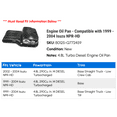 thumbnail image 2 of Engine Pan - Compatible with 1999 - 2004 Isuzu NPR-HD 2000 2001 2002 2003, 2 of 2