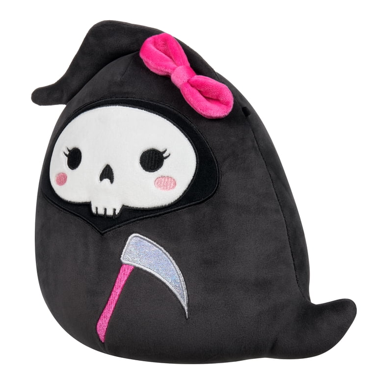 Squishmallows Official 5 inch Jane the Black Grim Reaper Plush Toy