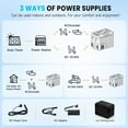thumbnail image 6 of SHAREWIN 12 Volt Car Refrigerator 60L/63QT Portable Freezer Fridge, Car Compressor refrigerator with 12/24V DC & 110-240V AC for Truck, RV, Boat, Camping and Travel, 6 of 7