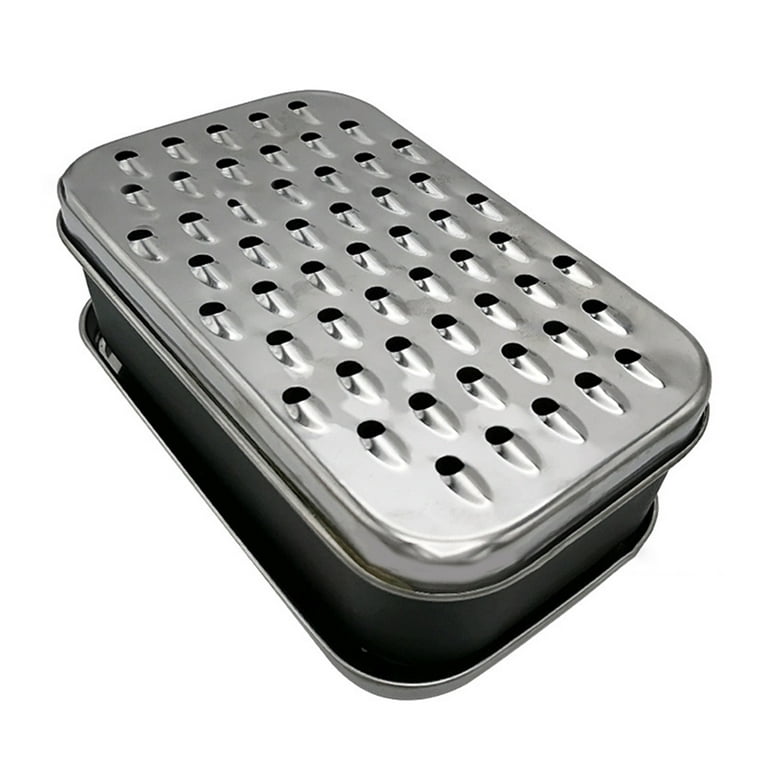 Cheese Grater With Container - Stainless Steel Cheese Grater With