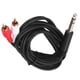 thumbnail image 2 of Cable Estéreo de Audio Adaptador, 1.5 m/4.9 Pies 6.35 mm A Cable de audio dual para conectar la interfaz de audio, 2 of 7