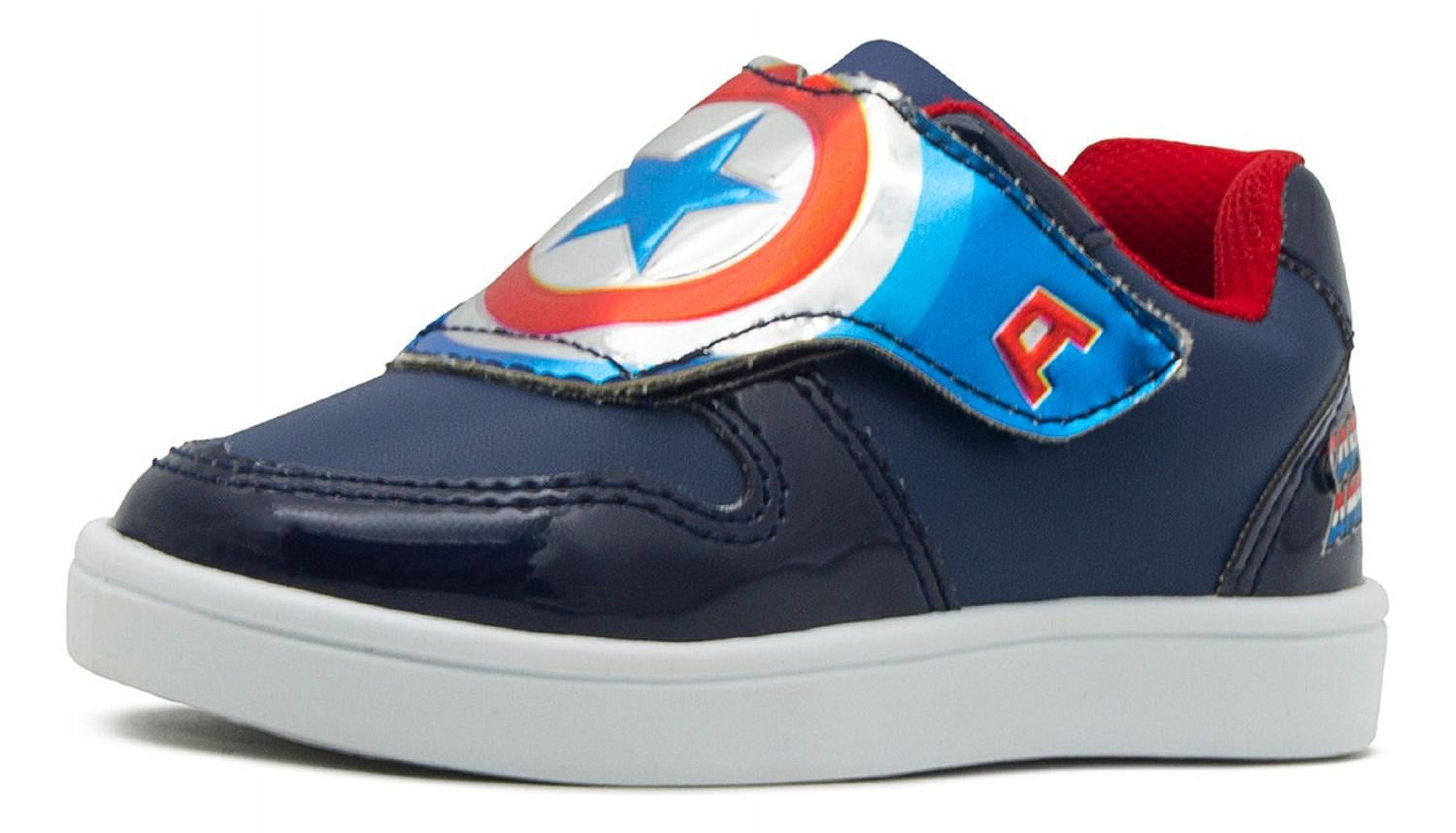 Tenis Choclo Capitan America Marvel Dick Marino/rey 14-19 azul