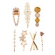 thumbnail image 1 of Pinzas para el cabello con perlas, pasadores, lazos para el cabello para mujeres y niñas, accesorio para lazo para el cabello DIY 09 Yuyangstore Pinzas de pelo de perlas, 1 of 8