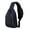 Black, variant on WATERFLY Unisex Lightweight Travel Hiking Nylon Cross-Body Shoulder Chest Bag,Black