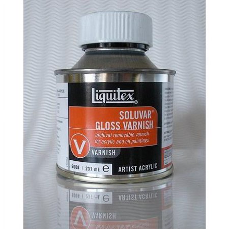 UPC: 0884955020180 | Liquitex Soluvar Varnish  8 oz.  Gloss