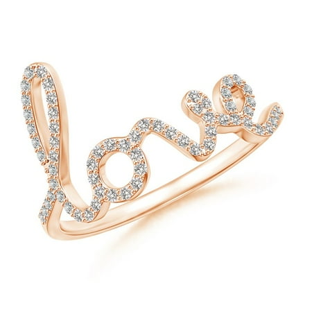 - Prong Set Round Diamond Cursive