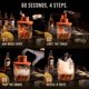 thumbnail image 4 of Kit ahumador para whisky TSUKIGLASS de madera de sapeli, 8 sabores, 4 of 7