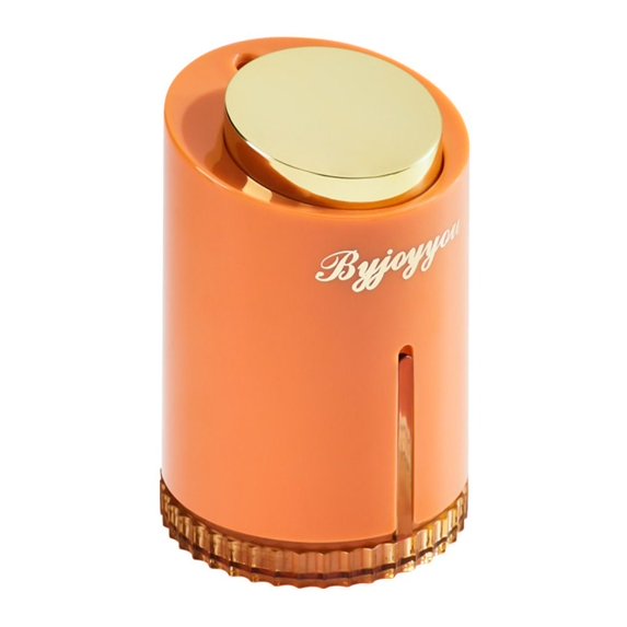 Exquisite Dust-proof Household Table Living Room Automatic Pop-up Toothpick Holder Toothpick Dispenser oothpick Storage Box ORANGE