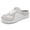 GreyWhite, variant on Mules for Women Wide Slip-on Shoes Comfortable Backless Walking Shoes with Removable Sole