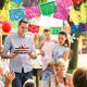 thumbnail image 3 of Pancartas para fiestas mexicanas, paquete de 5 decoraciones para fiestas mexicanas, suministros para fiestas del Día de los Caídos, pancartas de plástico, 4 diseños diferentes, 3 of 5