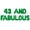 Green, variant on Letter & Number Balloons - 43 AND FABULOUS 16" Inch Alphabet Letters Foil Mylar Balloon Birthday Party Banner (Rose Gold)