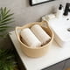 thumbnail image 5 of Rope Storage Basket With Cats Ear Handles Decorative Desktop Organizer For Keys Cosmetics And Sundries, 5 of 6