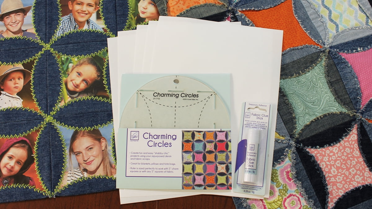 june tailor charming circles 5 square and round quilting ruler with