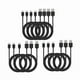 thumbnail image 1 of wonima11 USB C Cable Bulk 10-Pack 3ft, Type C Phone Charger Lot Black, 1 of 1