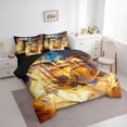 thumbnail image 3 of Homewish Cartoon Gold Drum Twin Bedding Sets 7-Piece, Pop Hip Hop Music Bedding Comforter Set, Teens Kids Boys Girls Reversible Sheet Sets, Ultra Soft Bedroom Decor, 3 of 7