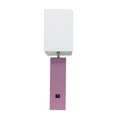 thumbnail image 2 of Elegant Designs Modern Leather Table Lamp with USB and White Fabric Shade, 2 of 7