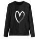 thumbnail image 4 of Blusa de manga larga con cuello redondo suelta informal estampada para mujer Fridja  hj1478, 4 of 5