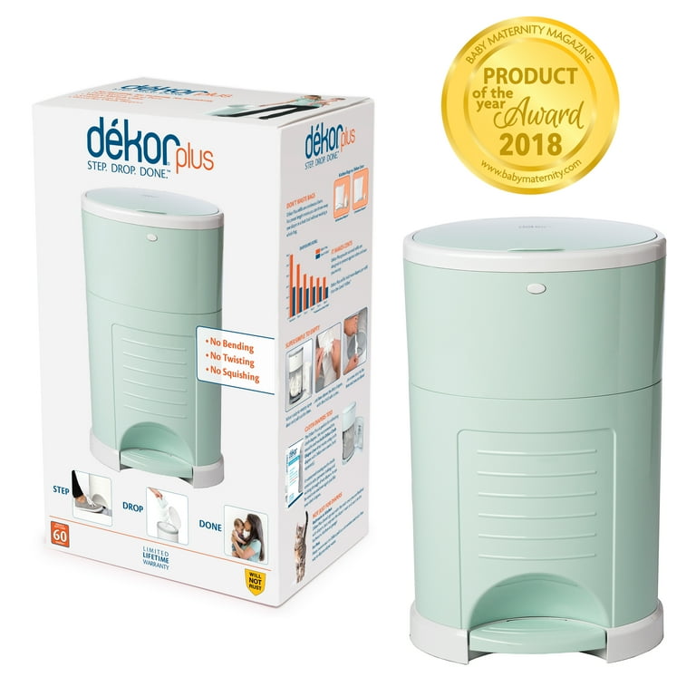 Dekor Diaper Pail Plus White Gift Set (2120218)