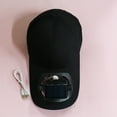 thumbnail image 6 of Hvmvliv Solar Fan Hat Solar Powered Fan Hat Baseball Cap with Built In Fan Strong Wind USB Charging Portable Small Sun Hat Black, 6 of 6
