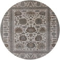 thumbnail image 1 of Ahgly Company Machine Washable Indoor Round Industrial Modern Puce Purple Area Rugs, 3' Round, 1 of 7