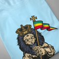 thumbnail image 2 of Remera GTUGHDK Judah1 Rasta Lion con protección solar azul, 2 of 3