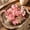 Pink, variant on Uutvery Fall Tabletop Decor Accents — 4 Assorted Styles with Mini Pumpkins | Self-Standing Maple & Oak Leaf Pieces in Pink, Orange, Cream | Reusable Plastic for Table, Mantel, Shelf