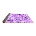 thumbnail image 2 of Ahgly Company Indoor Square Abstract Purple Contemporary Area Rugs, 4' Square, 2 of 4