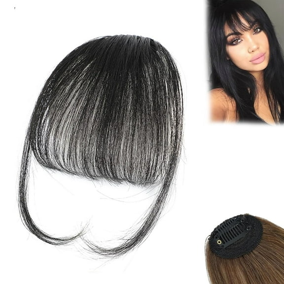 Fragelles Clip in Bangs, Fragelles Hair Bangs, Fragelles Bangs Blonde, Fragelles Clip on Bangs, Bangs Clip in Hair Human Hair, Daily Wear, Easy to Dye, Cut and Style