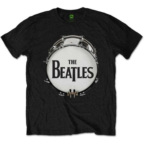 The Beatles Unisex T-Shirt Original Drum Skin (Small)