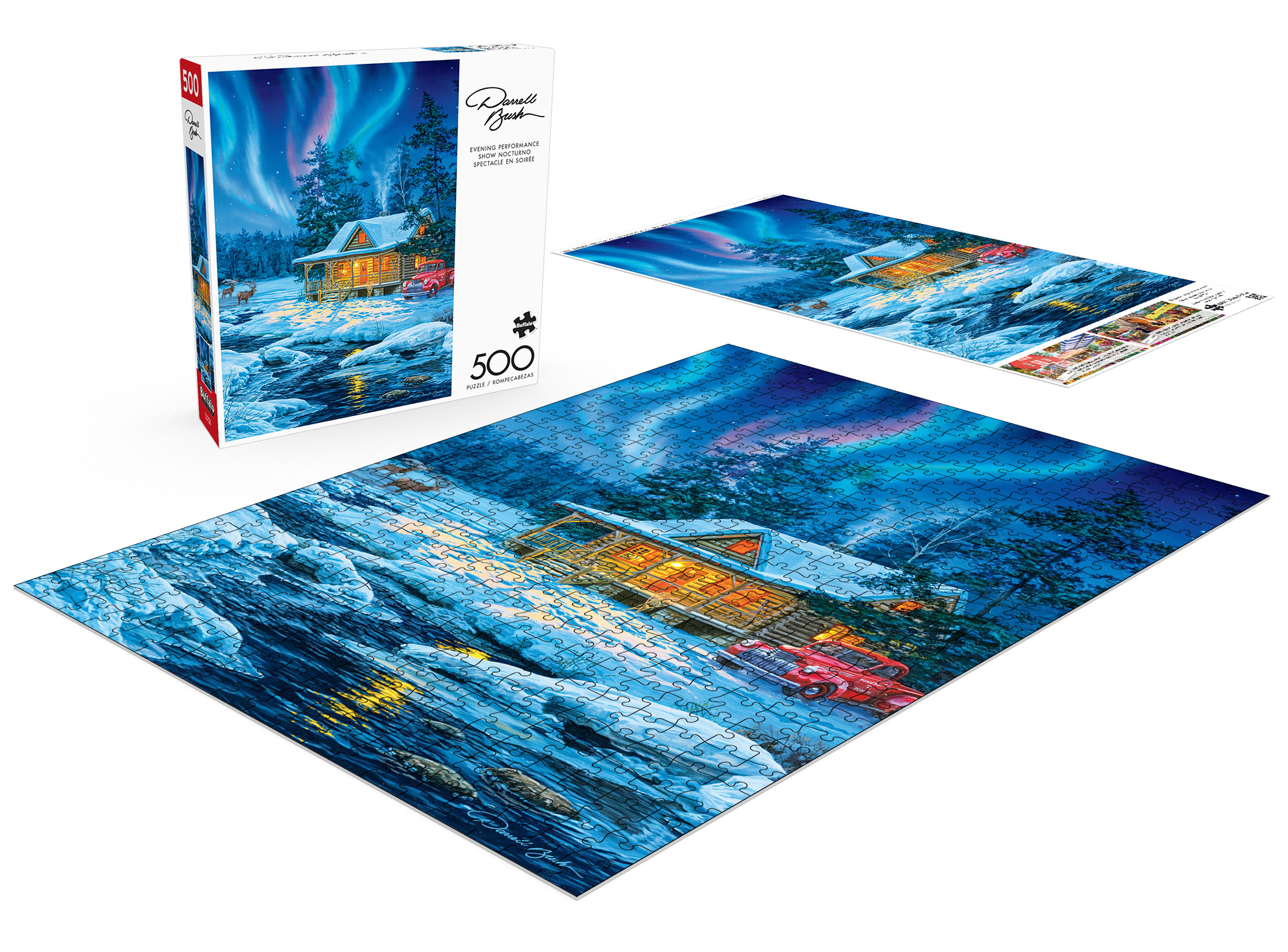 Buffalo Games 500-Piece Darrell Bush Evening Performance Adult Interlocking Jigsaw Puzzle