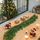 thumbnail image 4 of Guirnalda Artificial de Pinos y Cedros Navideños - Decoración Navideña de Plástico Verde de 150 Cm para Repisa, Centro de Mesa y Decoración de Pared, 4 of 6