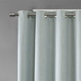 thumbnail image 3 of SunSmart Maya Polyester Fabric Heathered Window Panel in Aqua Blue, 3 of 9