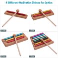 thumbnail image 4 of Carillón Campanas de mesa de 7 tonos, campana de meditación, colorida campana de viento, instrumento de percusión musical educativo con mazo Tomshoo Carillón, 4 of 6