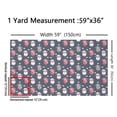 thumbnail image 3 of Feelyou Funny Cartoon Sheep Fabric by the Yard 1 Yard, Kawaii Farm Animal Room Decor Fabric by the Yard, White Cloud Fabric for Sewing, Lightweight Room Decor, 3 of 6