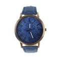 thumbnail image 1 of Reloj de lona, reloj de pulsera de moda, reloj de cuarzo de moda, delicado adorno de muñeca, azul marino, 1 of 5