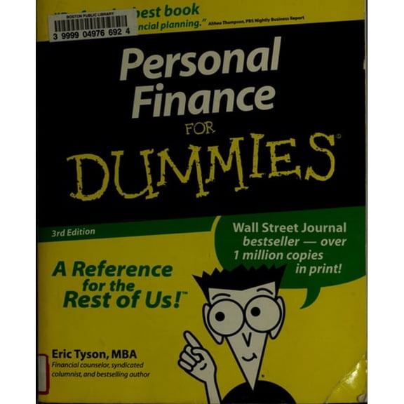 Pre-Owned Personal Finance For Dummies (Paperback) 0764552317 9780764552311