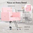 thumbnail image 6 of Artist Hand Hydraulic Salon Barber Chair Hair Styling (Pink), 6 of 8