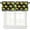 Lemon-1, variant on Red Wine Valance Curtains for Kitchen, Retro Vintage Grapes Fruit Rustic Country Brown Glass Bottle Art Small Rod Pocket Panel Window Treatments for Bedroom Bathroom 54x18in